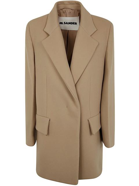 Jil Sander SHORT DOUBLE BREASTED TAILOR MADE CROMBIE