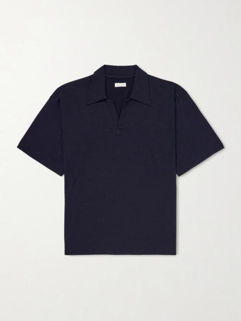 KAPTAIN SUNSHINE Skipper Oversized Merino Wool Polo Shirt