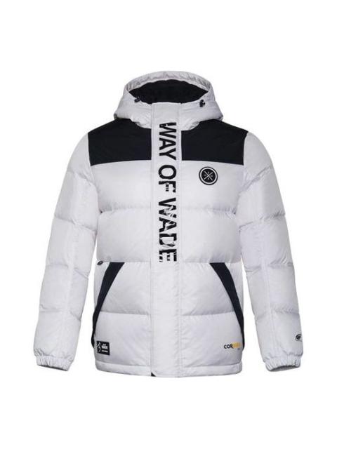Li-Ning Li-Ning x Way of Wade Lifestyle Down Jacket 'White Black' AYMR131-2
