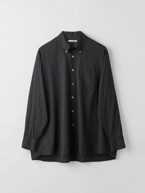 Our Legacy Borrowed BD Shirt Black Voile