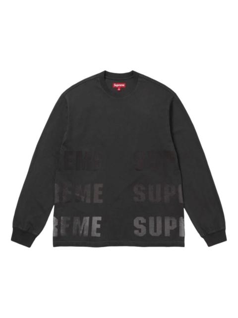 Supreme Supreme FW26 Reflective L/S T-Shirt 'Black' SUP-FW26-071-BLK