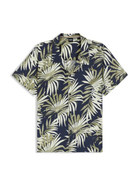 BOSS REGULAR-FIT SHIRT WITH ALL-OVER PRINT