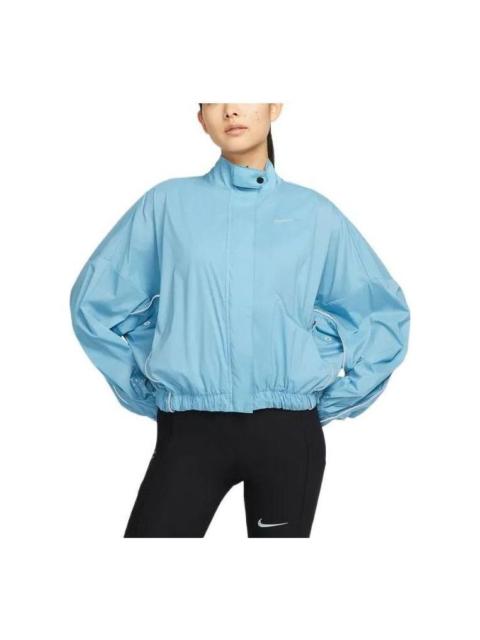 Nike (WMNS) Nike Windbreaker Run Division Jacket Asia Sizing 'Blue' DQ5958-424