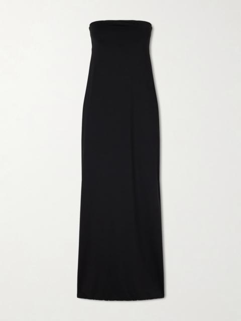Taller Marmo Penelope Strapless Stretch-jersey Coverup