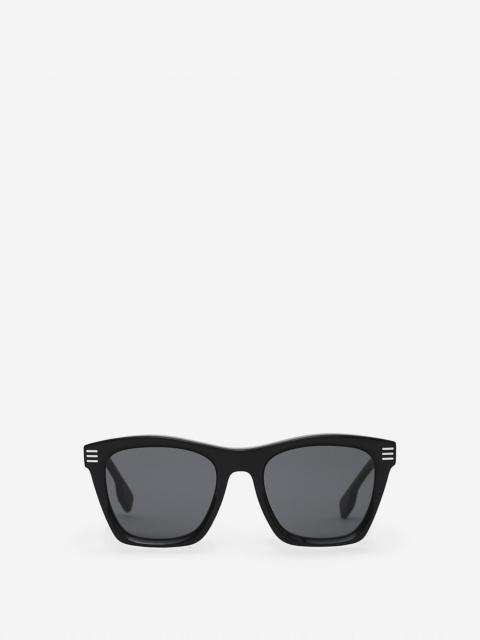 Logo Detail Square Frame Sunglasses