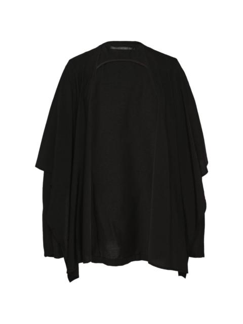 Yohji Yamamoto layered open-front jacket