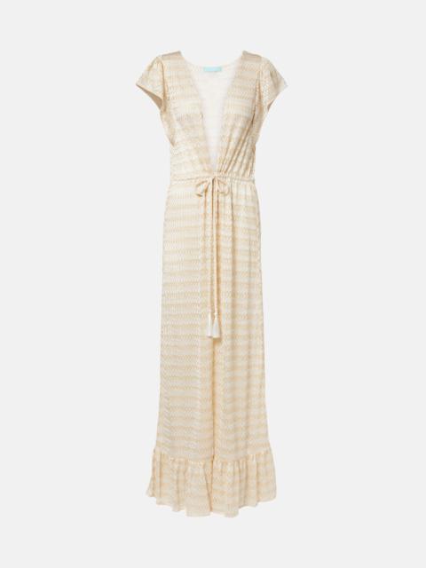 MELISSA ODABASH Stevie lamé kaftan