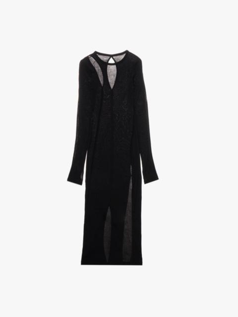 Helmut Lang SLASH LONG SLEEVE DRESS