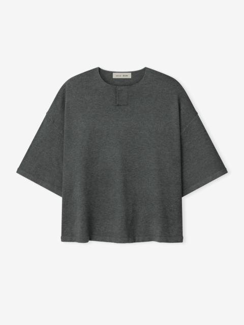ESSENTIALS Soft Knit Short Sleeve Henley