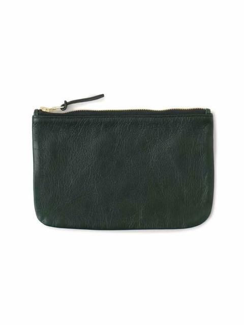 LEATHER TRAVEL POUCH GREEN