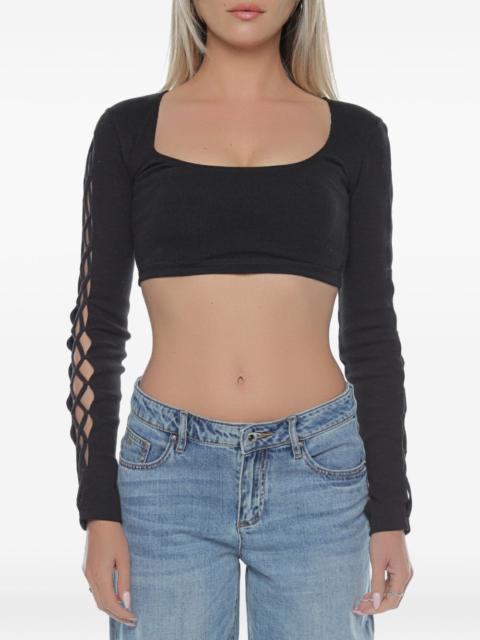 Ksubi Fantasy lace-up top
