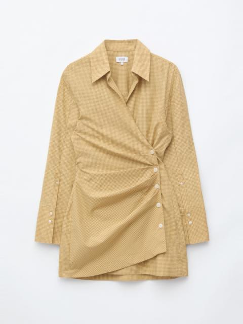 & Other Stories Wrap Shirt Mini Dress