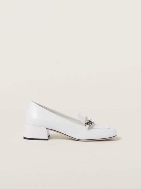 Miu Miu Leather loafers