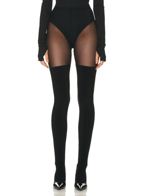 NORMA KAMALI Thigh High Spliced Legging