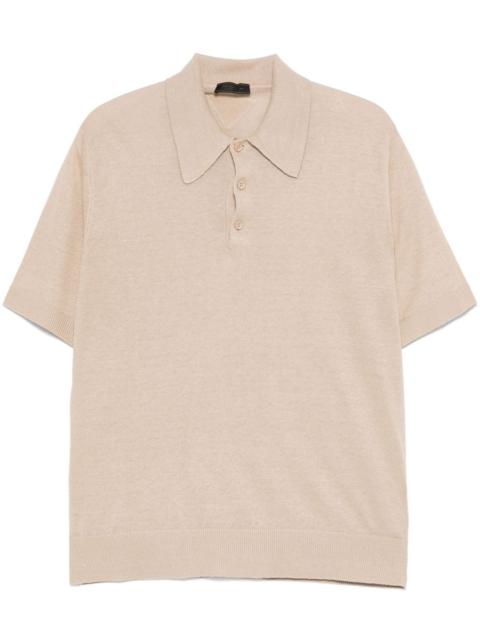 Prada fine-knit polo shirt