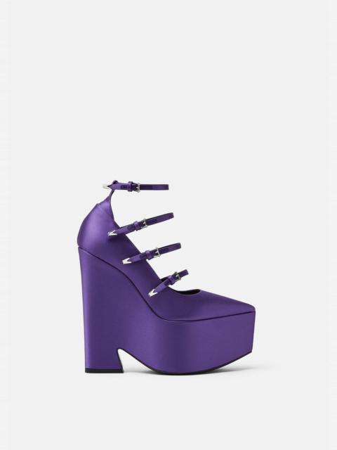 Tempest Satin Platform Pumps