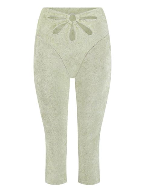Collina Strada flower capri trousers