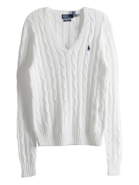 Polo Ralph Lauren cable-knit v-neck sweater