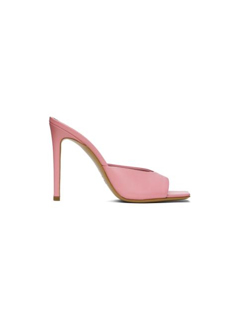 Pink Stiletto Heeled Sandals