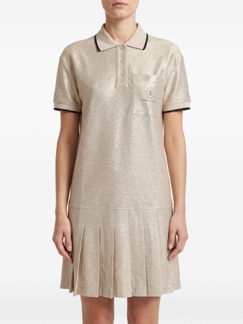 Brunello Cucinelli mini pleated-skirt polo dress