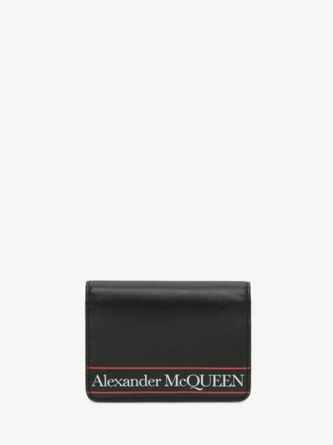Alexander Mcqueen Business Cardholder in Black/red