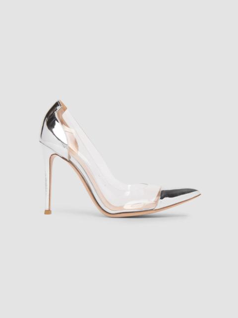 Gianvito Rossi Women's 105MM Leather Pumps - Silver
