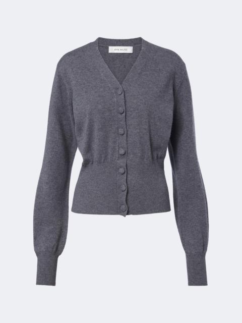 AYA MUSE Costa wool and cashmere-blend cardigan