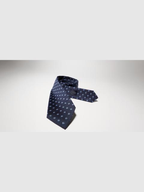 GUCCI Double G silk jacquard tie
