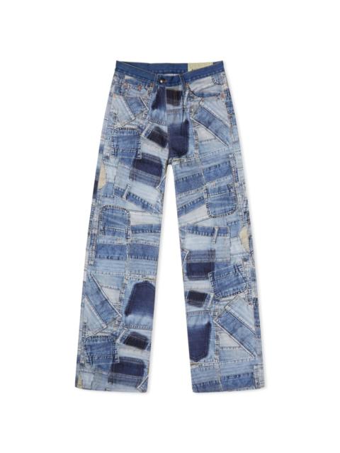 Andersson Bell Andersson Bell BRNO Patchwork Print Wide Jean