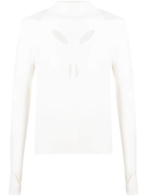 Dion Lee 컷 아웃 모이 목 점퍼