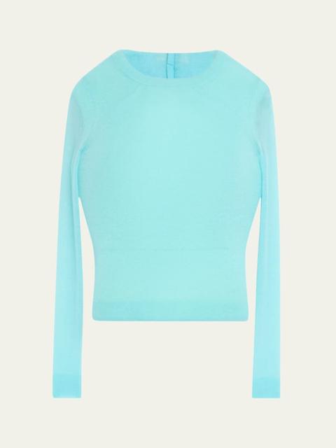 Marc Jacobs Padded Long-Sleeve Mohair Sweater