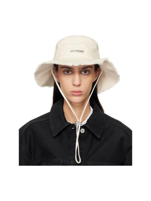 JACQUEMUS Off-White Les Classiques 'The Artichaut' Bucket Hat