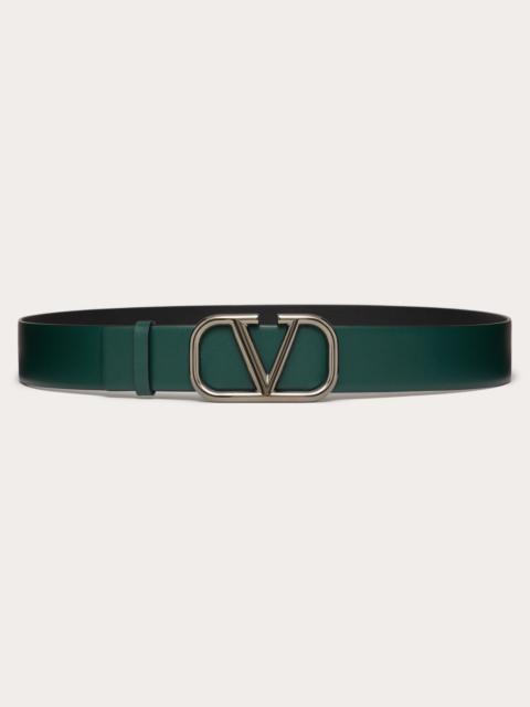 Valentino VLOGO SIGNATURE CALFSKIN BELT 40 MM