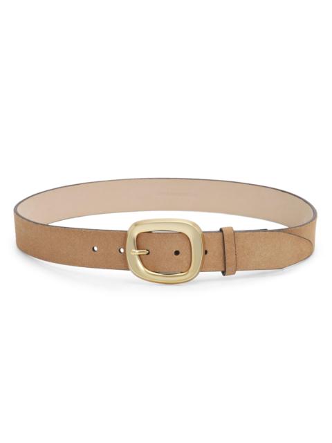 rag & bone Women's Thea Suede Belt - Light Cognac Suede