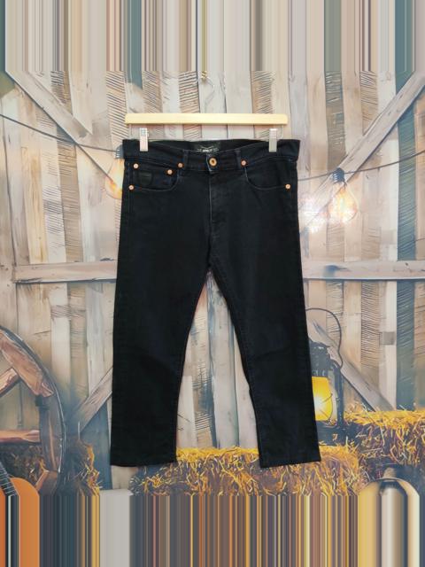 Other Designers April 77 Joey Super Black 3 Quarter Denim Pants