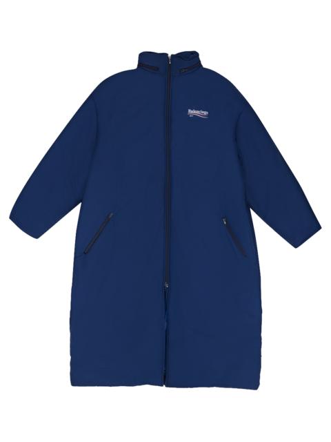 BALENCIAGA Campaign Puffer Parka Jacket "Blue" 485724 TVD913 4540