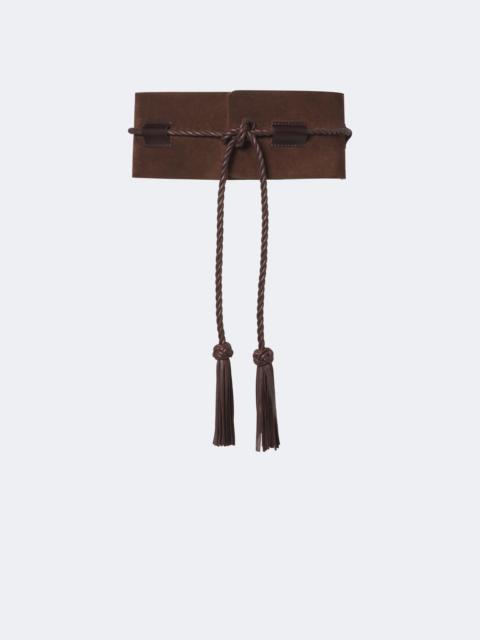 DÉHANCHE Sedona suede corset belt
