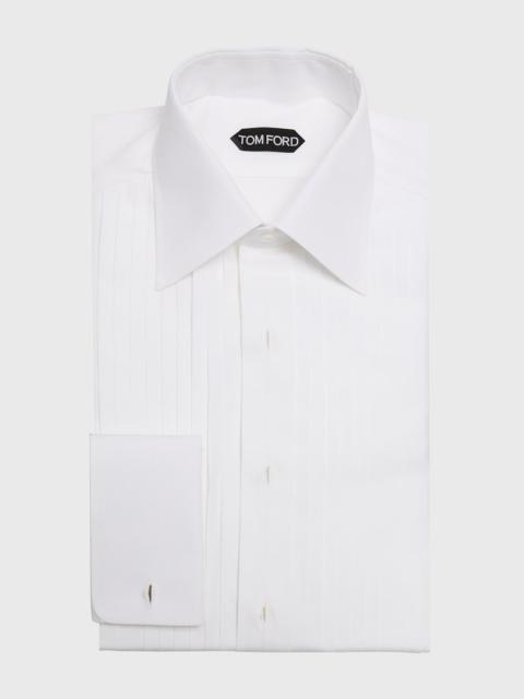 TOM FORD Men's Cotton Plisse Dress Shirt