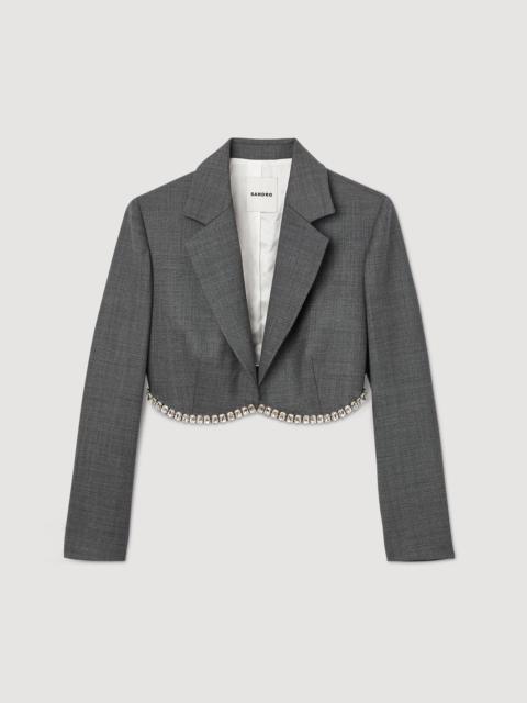 Sandro Short suit jacket