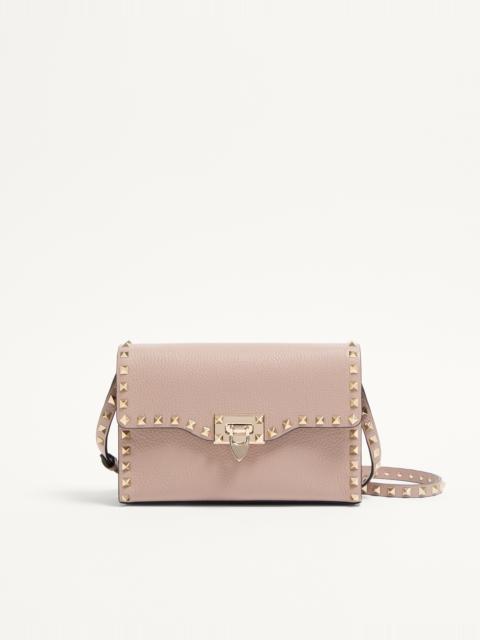 Valentino SMALL ROCKSTUD GRAINY CALFSKIN CROSSBODY BAG
