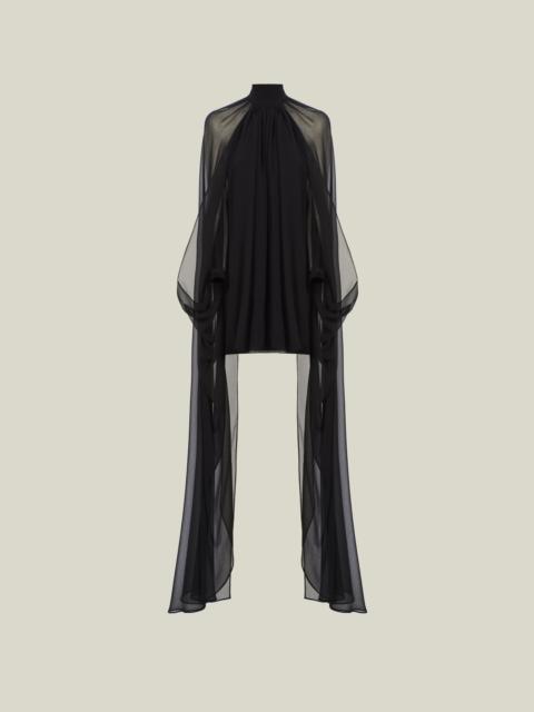 Taller Marmo Mini Eterea Dress in Black