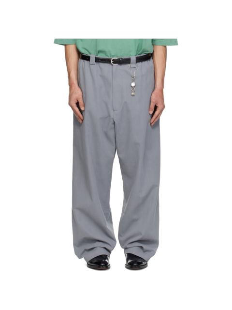 WILLY CHAVARRIA Gray Toluca Trousers