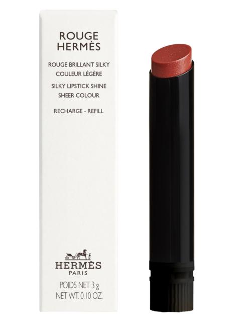 Hermès Women's Rouge Hermès Silky Lip Shine Lipstick Refill - 15 Brund Ambre
