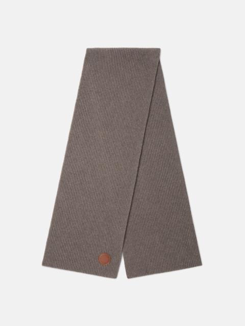 Stella McCartney Ribbed Logo Scarf