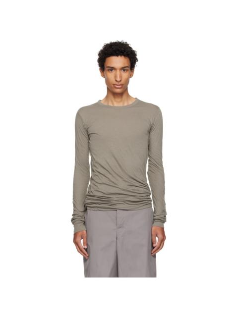 Rick Owens Taupe Tower Double LS T-shirt