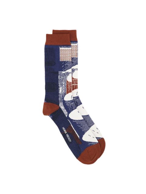 HENRIK VIBSKOV SLOPE SOCKS - SLOPES BROWN