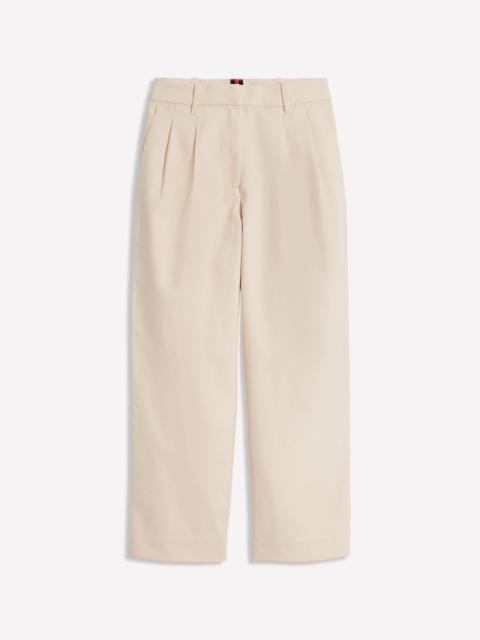 BODEN Bloomsbury Cotton Pants-Off White