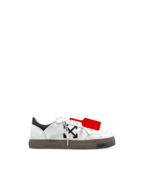 Off-White arrow-motif leather sneakers