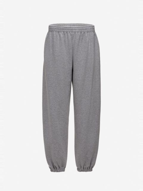 MAGDA BUTRYM Drawstring cotton sweatpants in grey