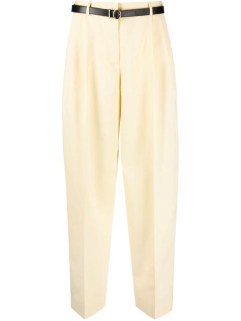 regular butter wool trousers